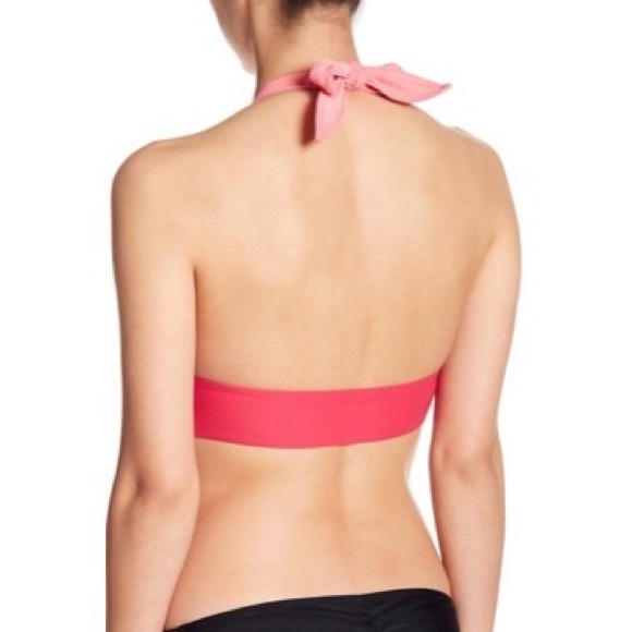 kate spade Halter V-Neck Front Bow Bikini Top - Picture 2 of 2